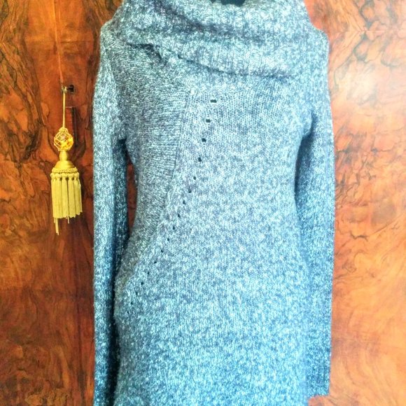 BCBGMAXAZRIA Wilcox Cowl Sweater Dress Tunic S - Picture 2 of 5